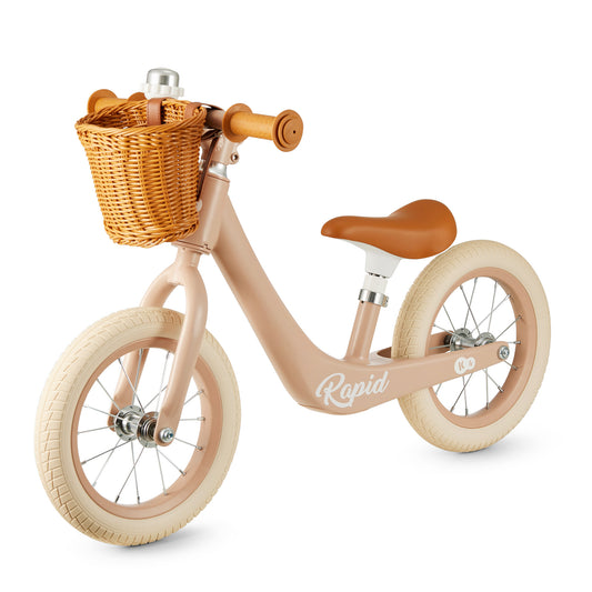 Kinderkraft Rapid Balance Bike with Basket - Pink