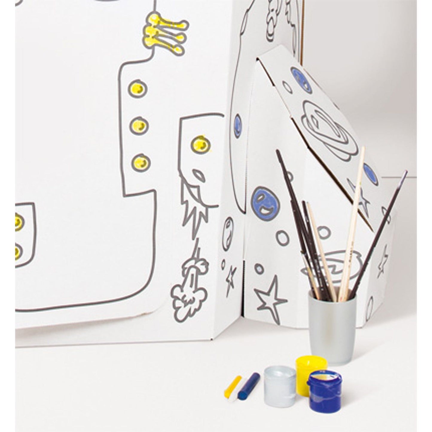 Small Foot Rocket Cardboard Playhouse