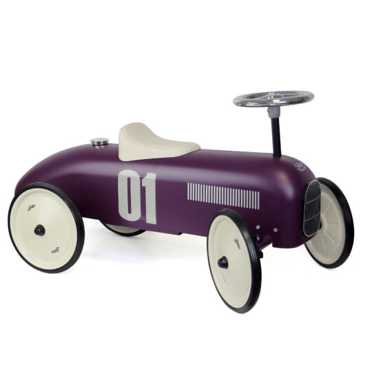 Vilac Classic Ride-On Racing Car - Purple