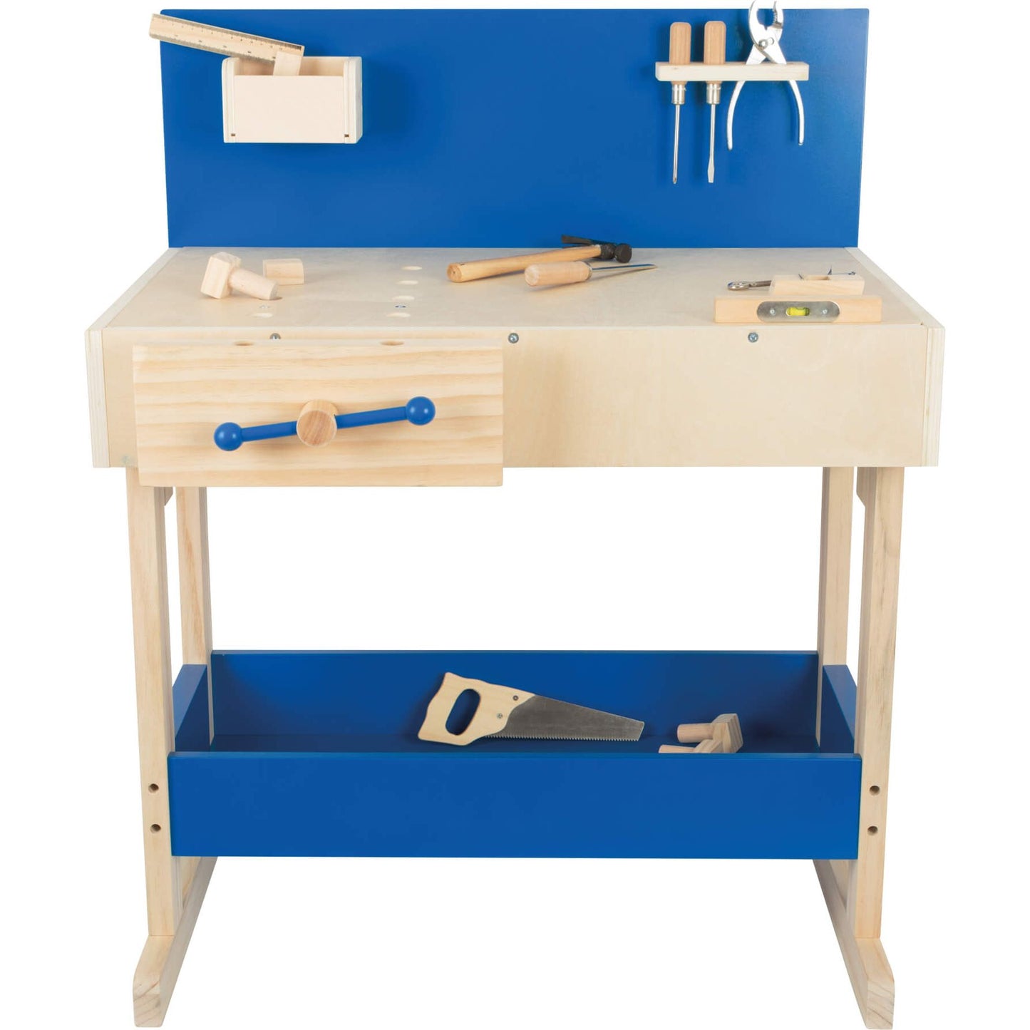 Small Foot Workbench for Children Blue with Accessories