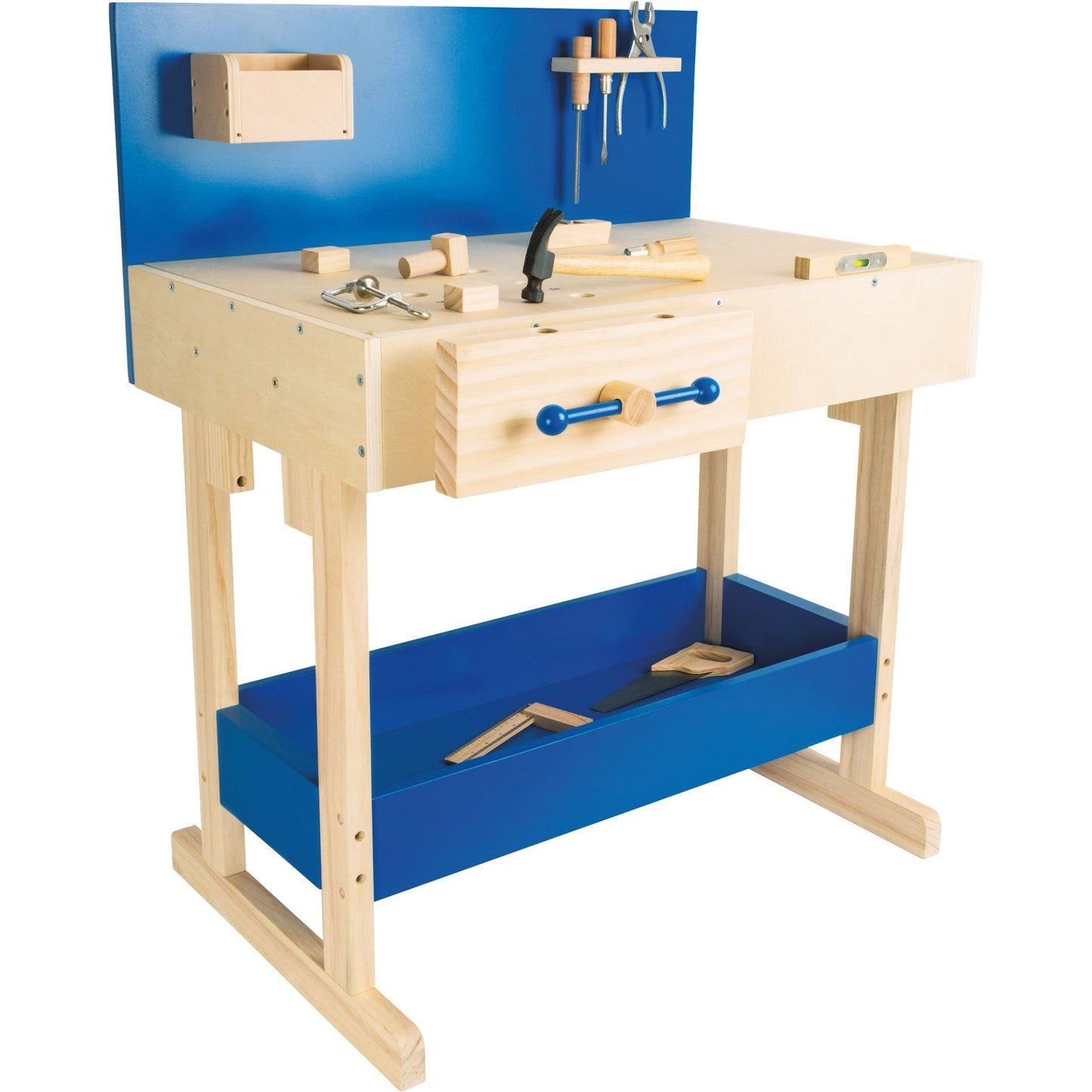 Small Foot Workbench for Children Blue with Accessories
