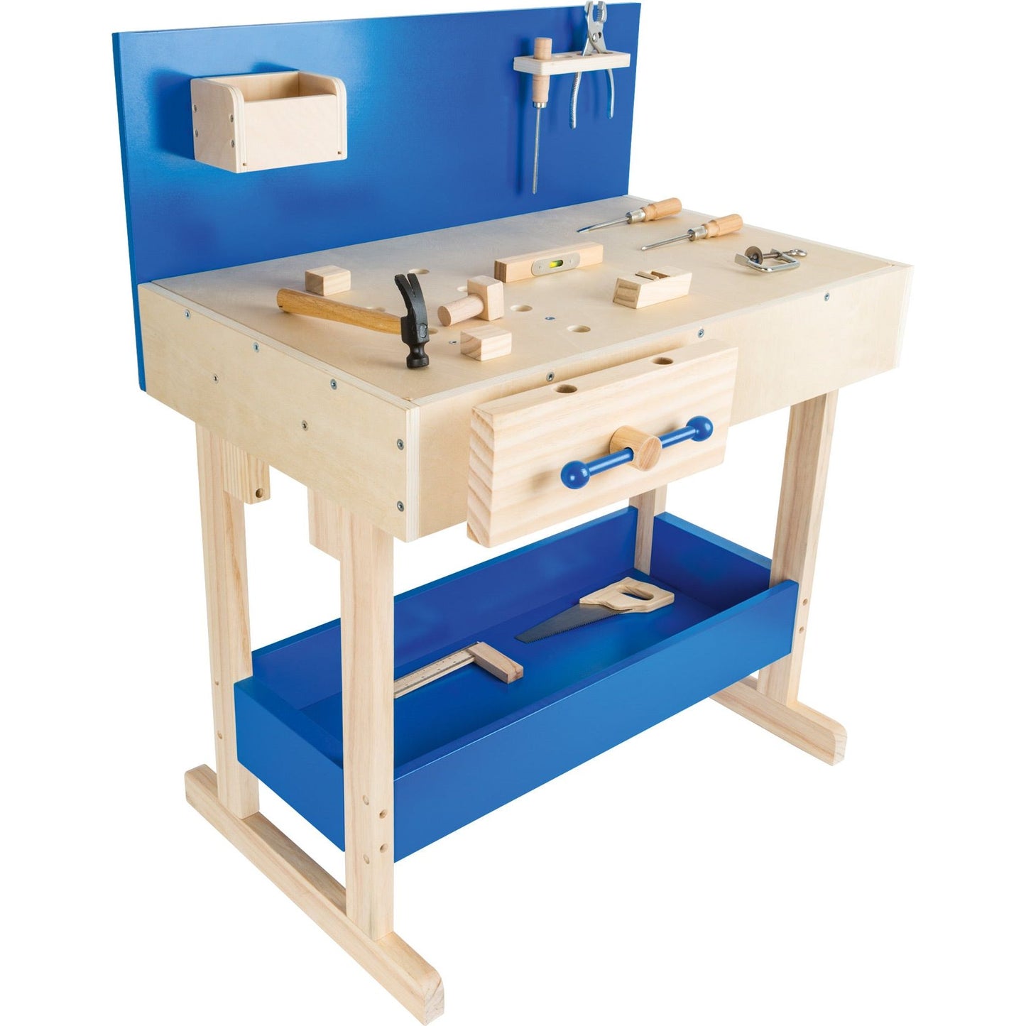 Small Foot Workbench for Children Blue with Accessories