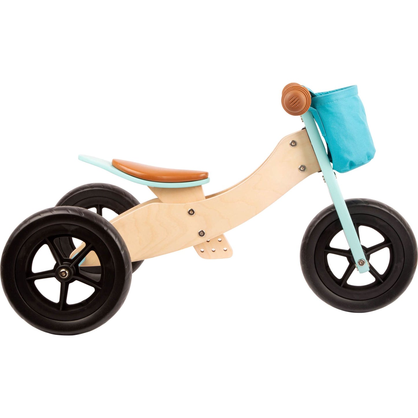 Small Foot Training Balance Bike and Trike Turquoise Maxi