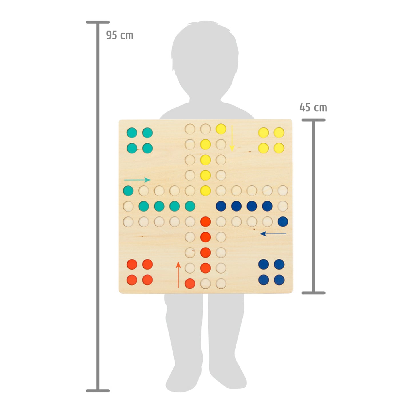 Small Foot Wooden Ludo XL Game