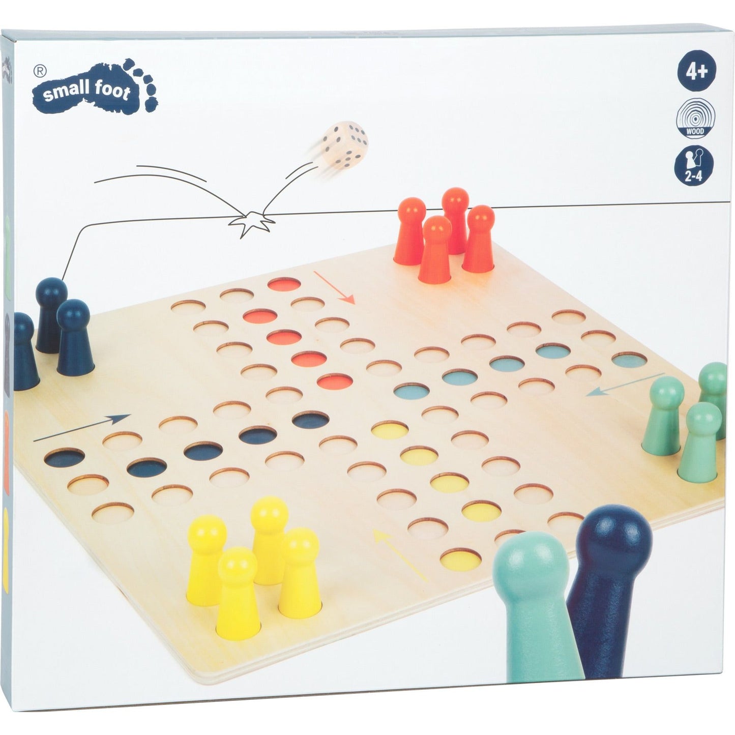 Small Foot Wooden Ludo XL Game