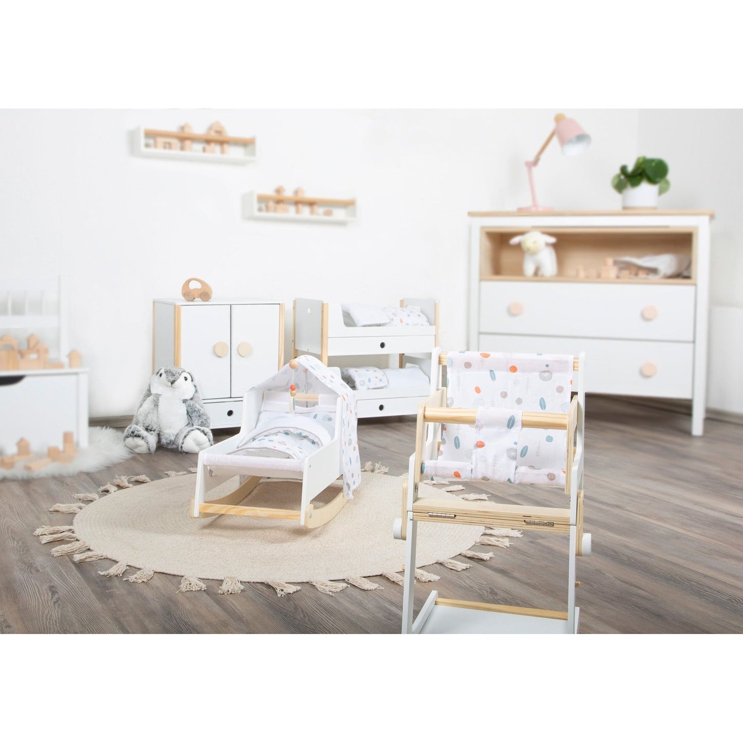 Small Foot Doll's Loft Bed Little Button