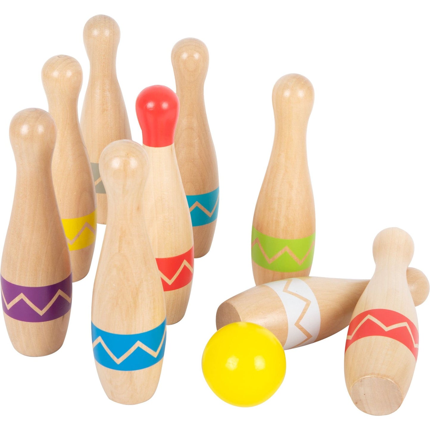Small Foot Wooden Skittles Game Active