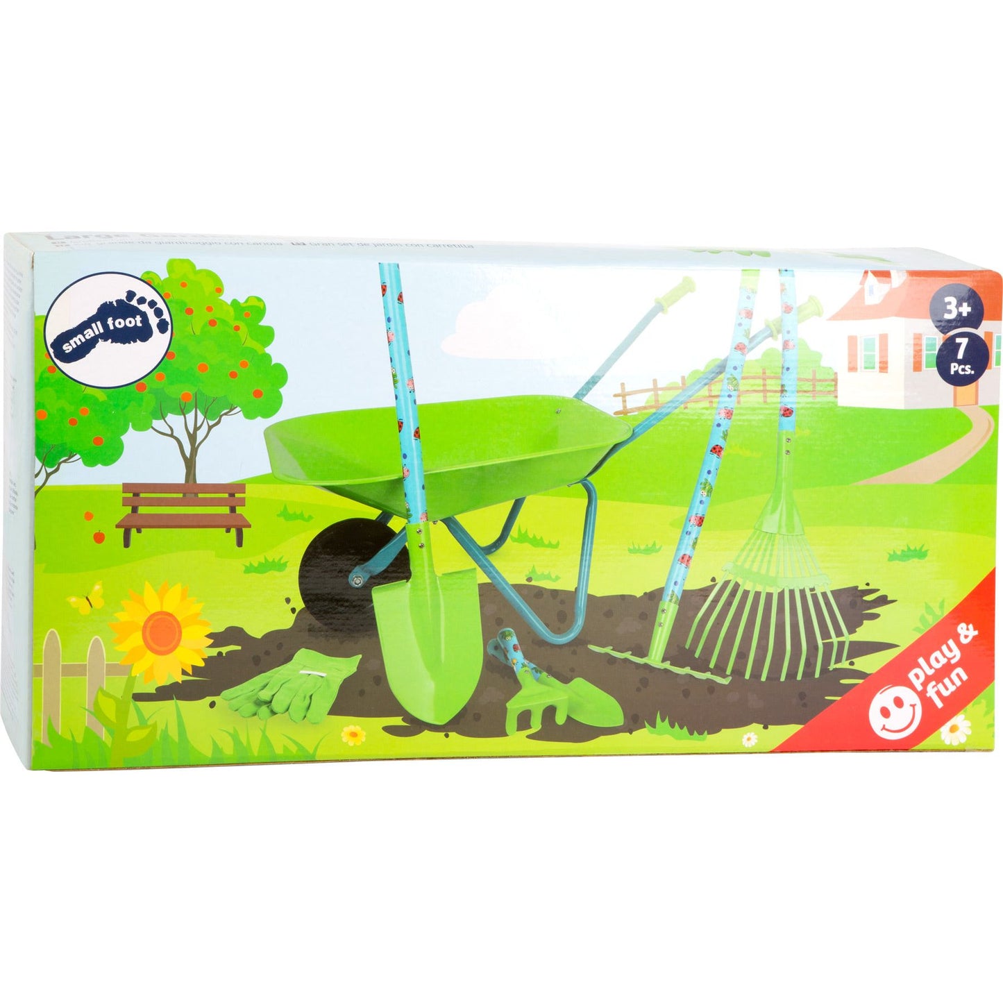 Small Foot Large Garden Set with Wheelbarrow