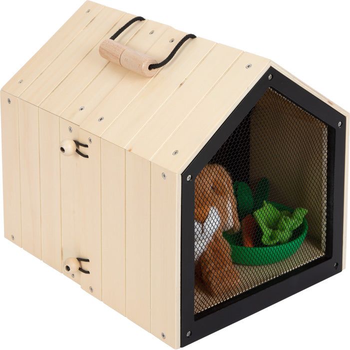 Small Foot Rabbit Hutch with Enclosure