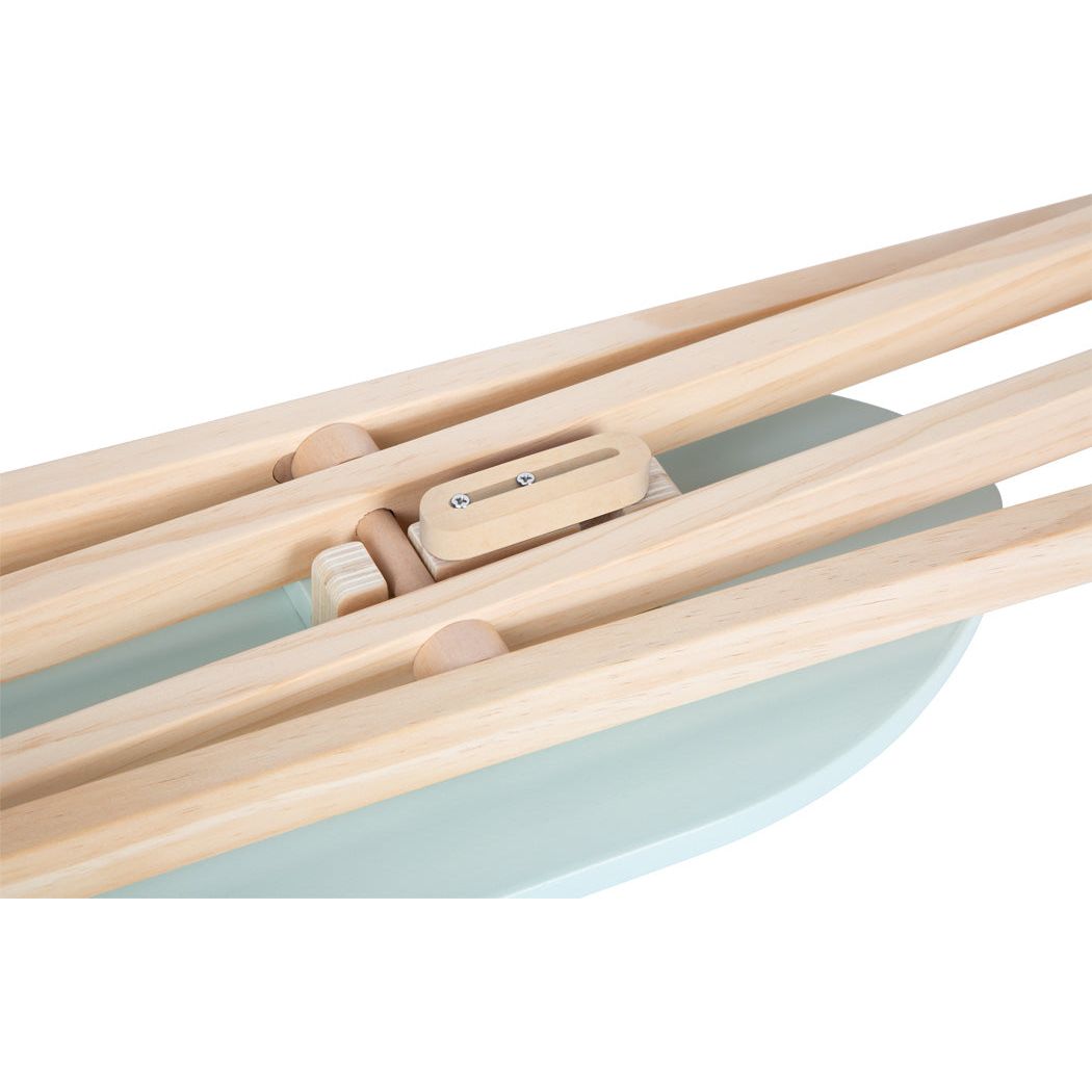 Small Foot Wooden Ironing Board With Iron