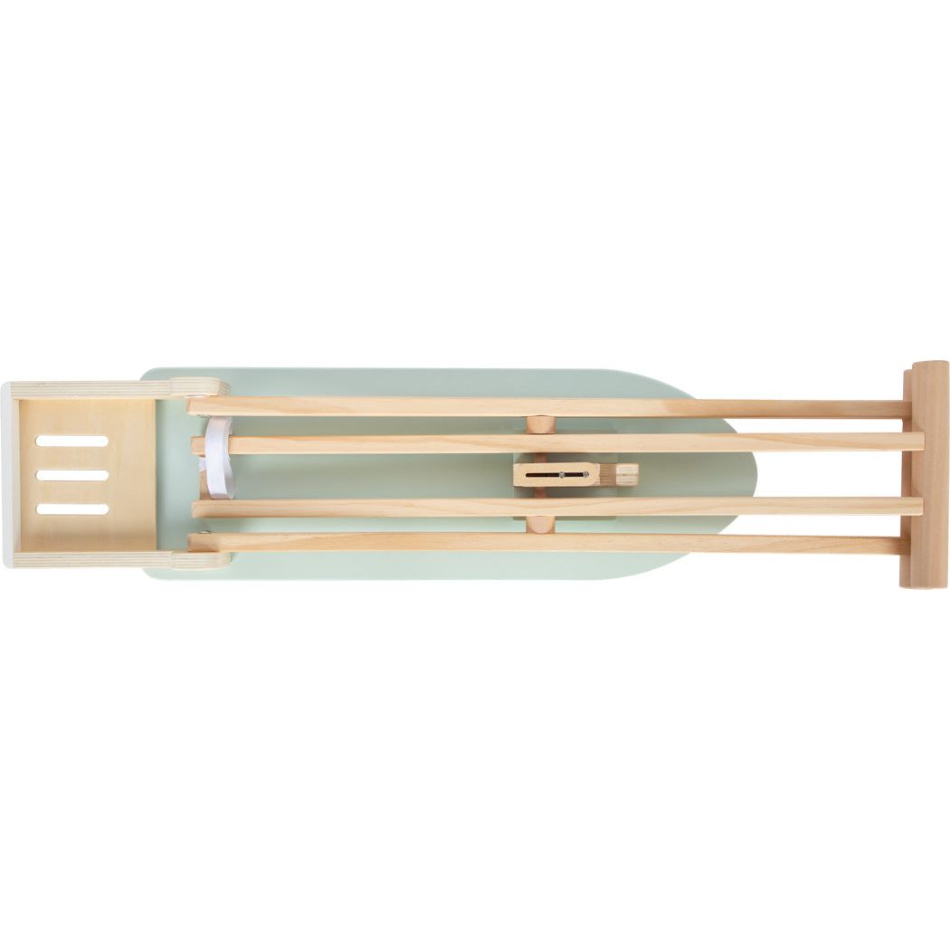 Small Foot Wooden Ironing Board With Iron