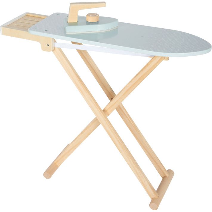 Small Foot Wooden Ironing Board With Iron