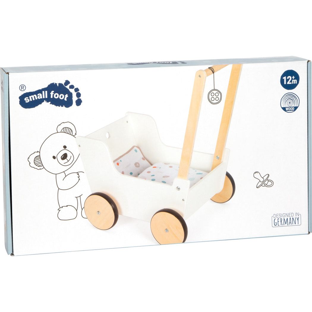 Small Foot Push-Along Doll Pram "Little Button"