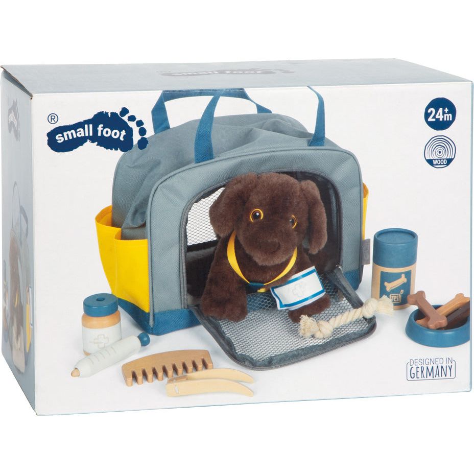 Small Foot Dog with Carry Bag and Care Set