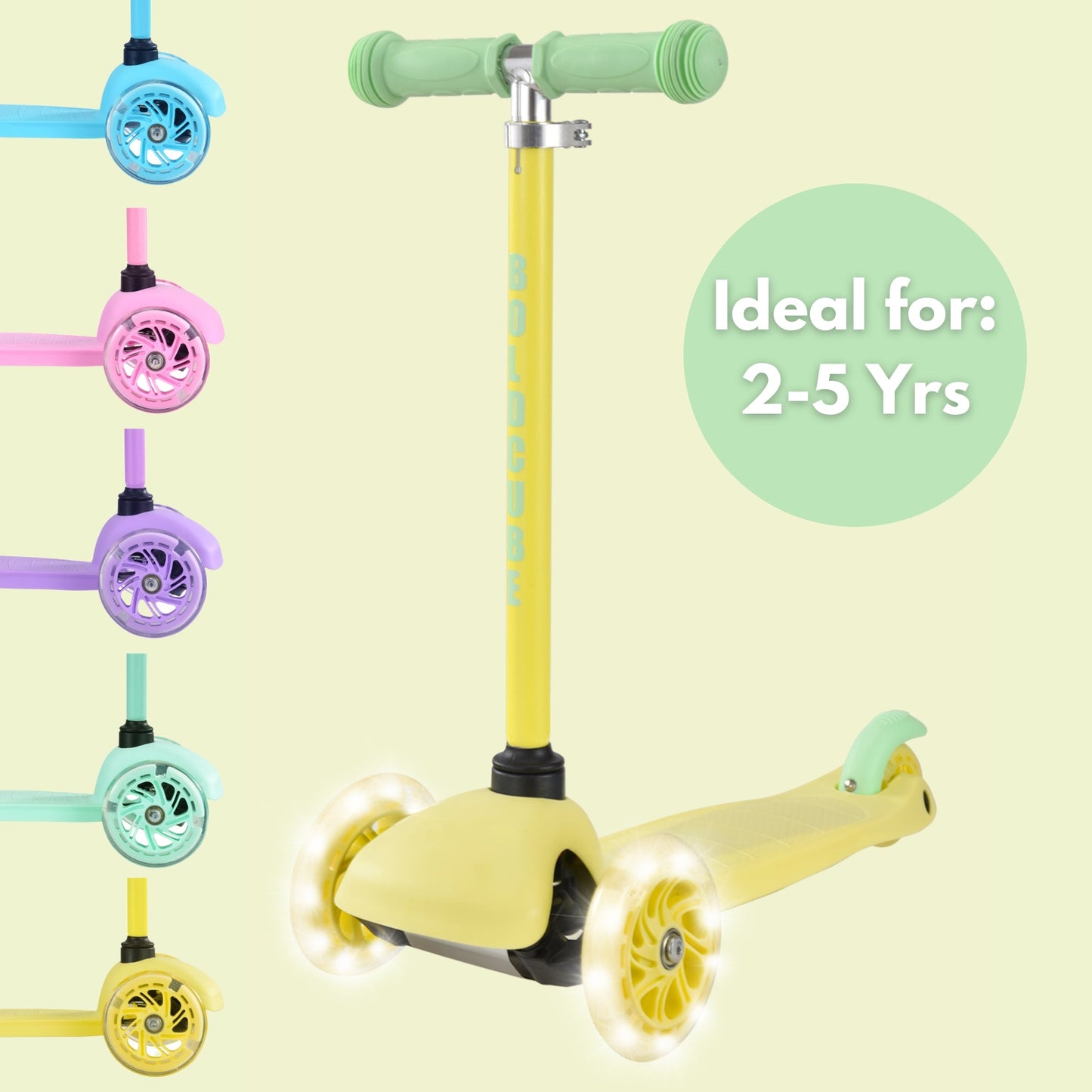 BOLDCUBE Lemon - Teeny 3 Wheel Scooter