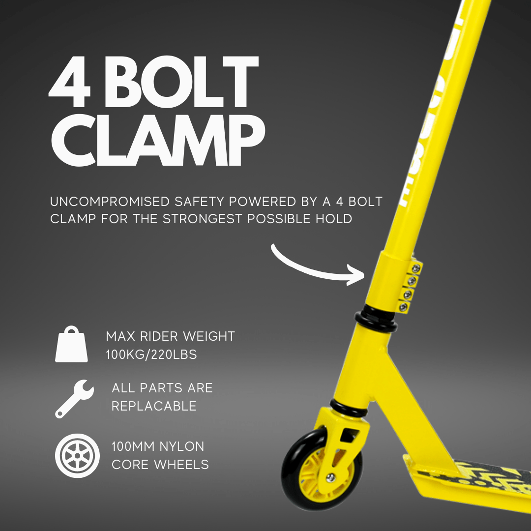 BOLDCUBE Yellow - Stunt Scooter