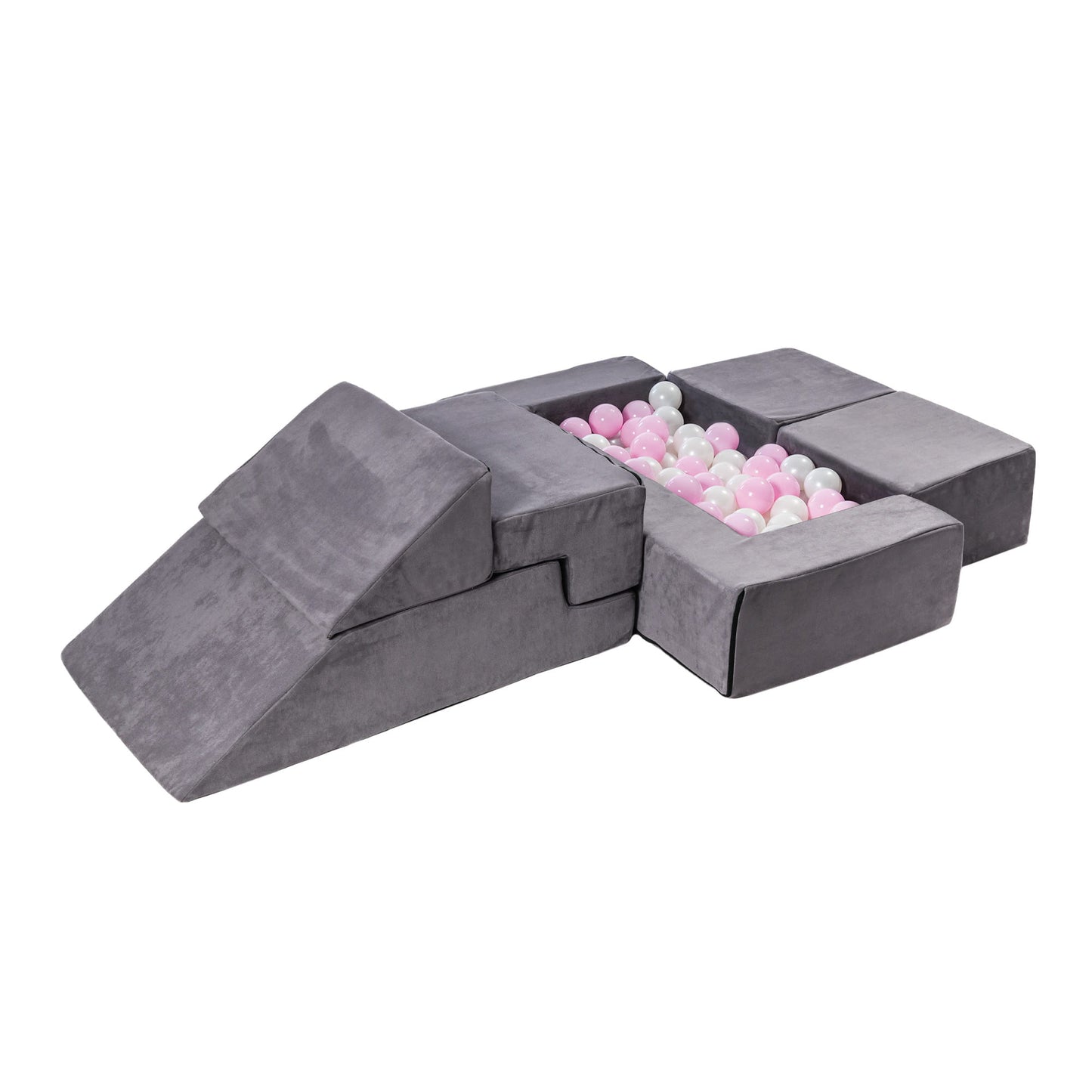 Meow Baby Velvet Childrens Soft Play Bricks Set