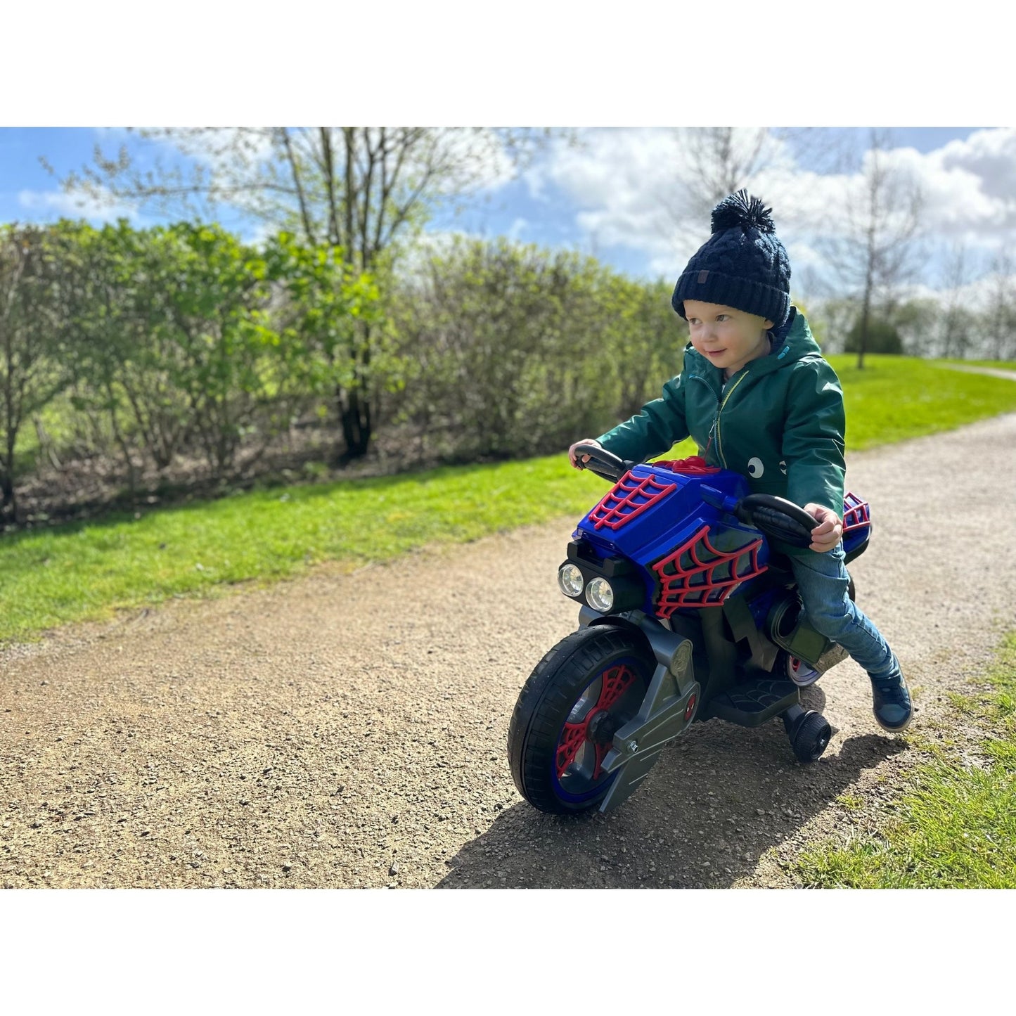 Huffy Spiderman Motorcycle 6V