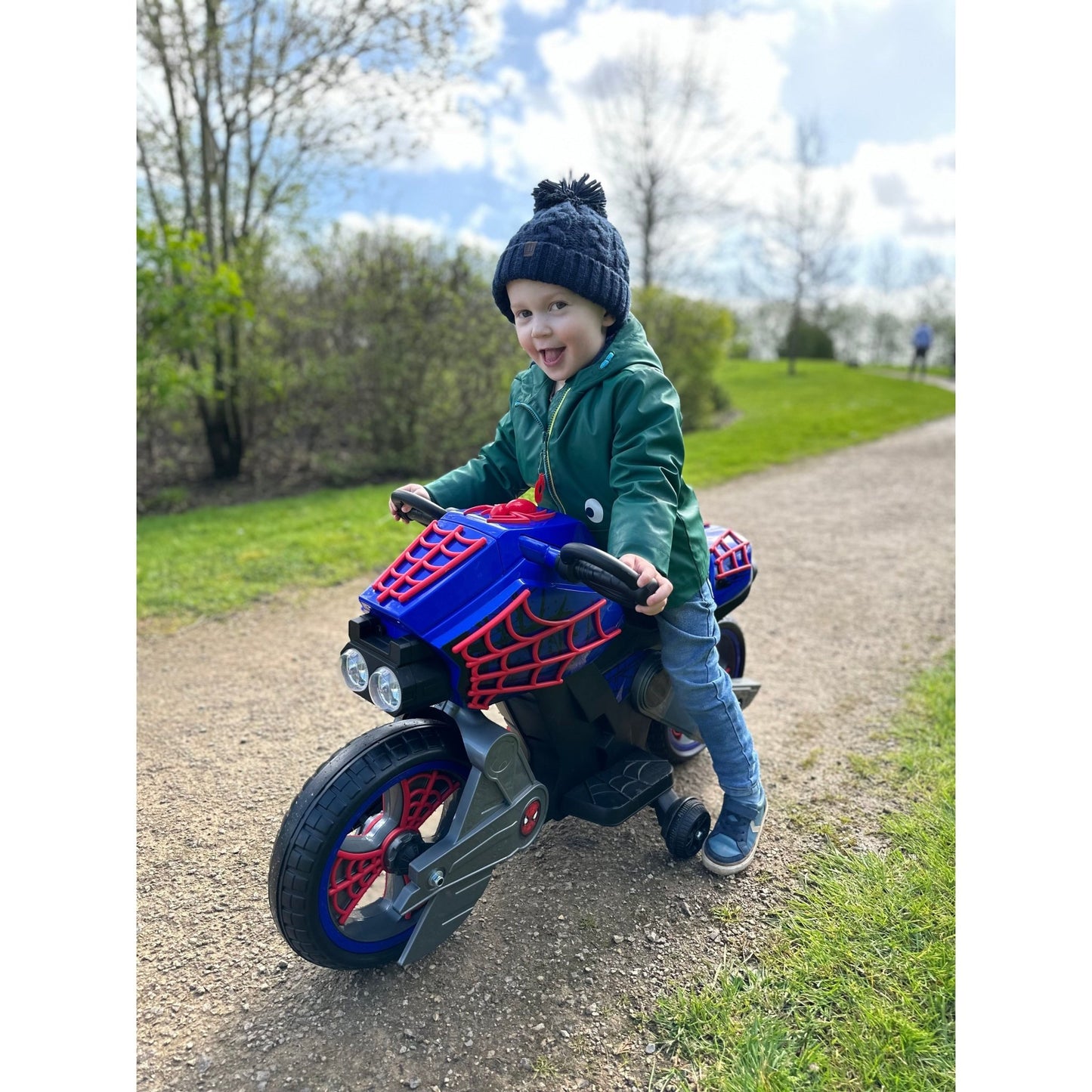 Huffy Spiderman Motorcycle 6V