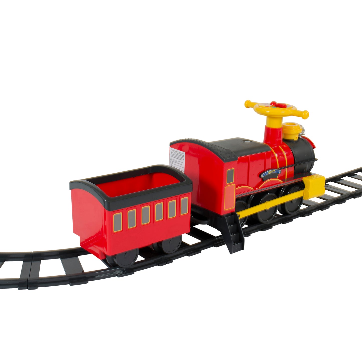Steam Train 6 Volt with 4 Straight and 4 x Curved Track Pack (Special Pack)