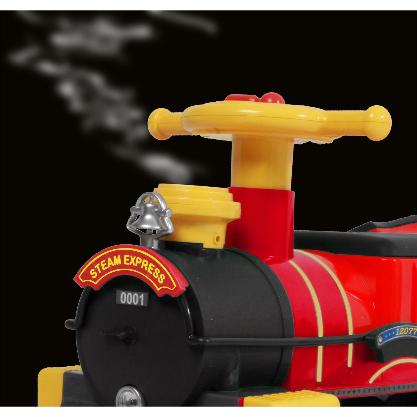 Steam Train 6 Volt with 4 Straight and 4 x Curved Track Pack (Special Pack)