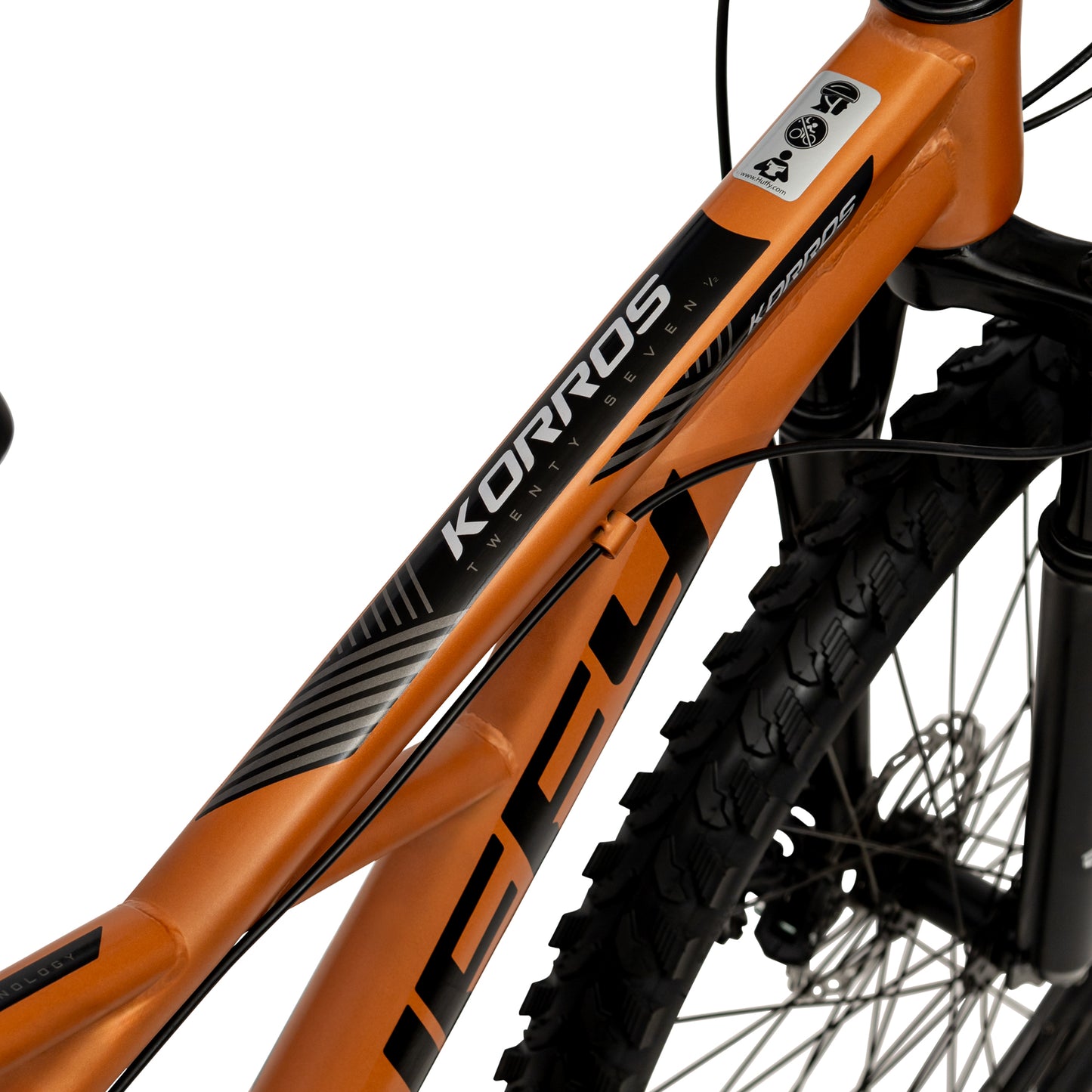 Huffy Boys 27.5" Korros Mountain Bike - Brown
