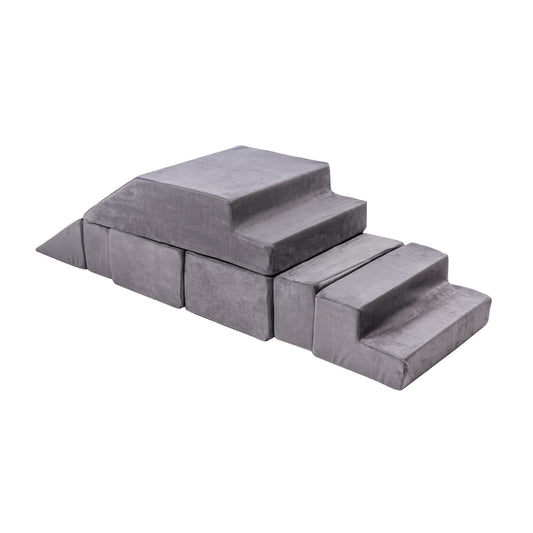 Meow Baby Velvet Childrens Soft Play Bricks Set
