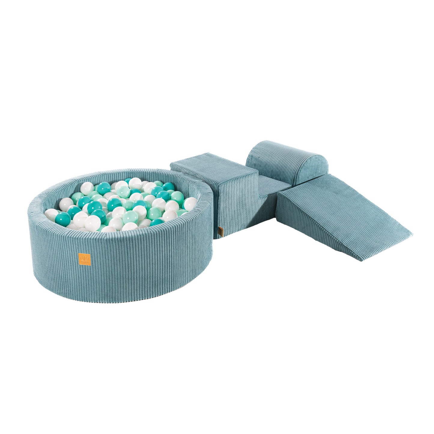 Meow Baby Corduroy 3 Piece Softplay Set With Ball Pit and Balls