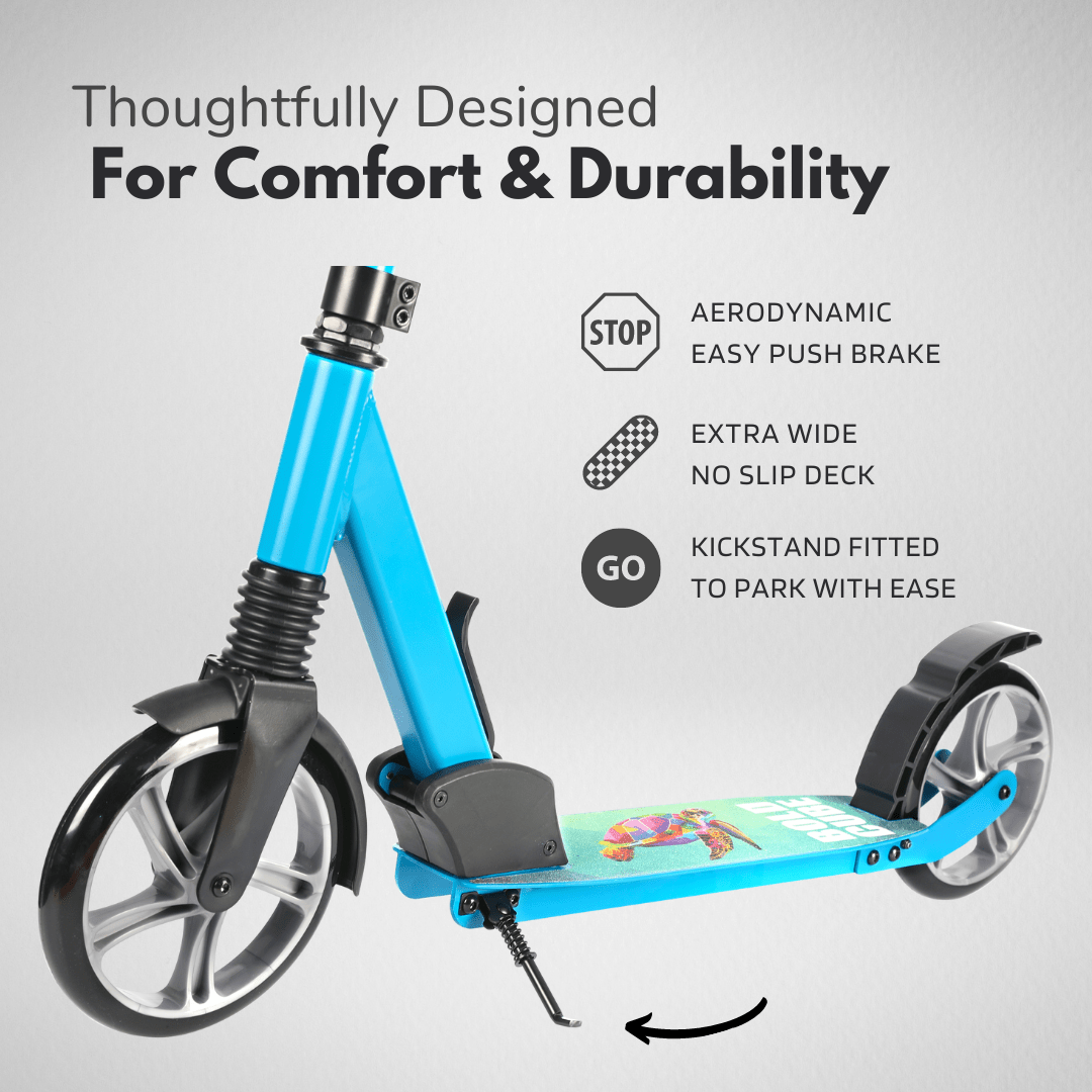 COLDCUBE Cyan - Big 2 Wheel Scooter
