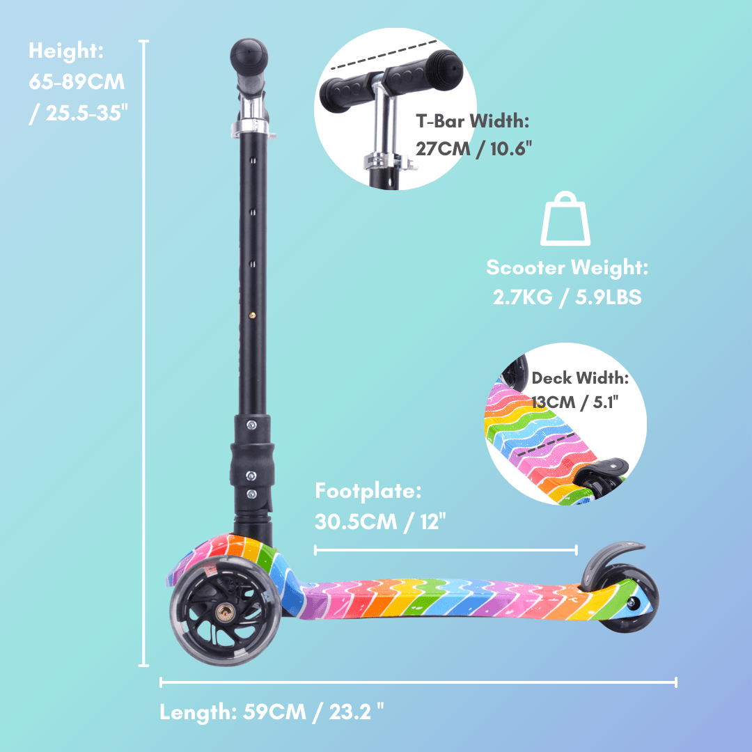 BOLDCUBE Dark Night - Big 3 Wheel Scooter