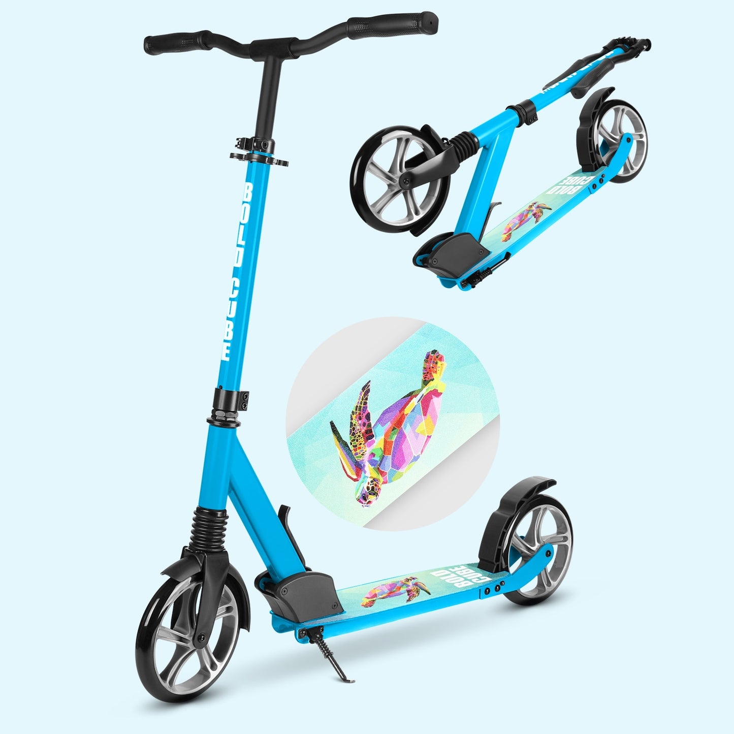 COLDCUBE Cyan - Big 2 Wheel Scooter