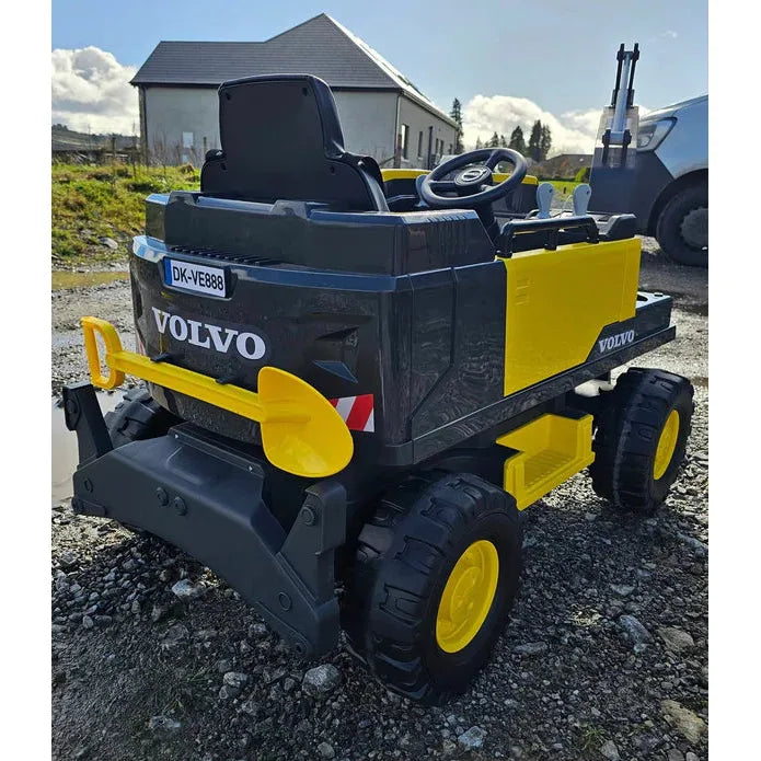 Licensed Volvo 12V Electric Digger & Excavator Ride On