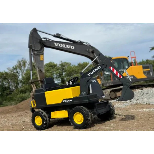 Licensed Volvo 12V Electric Digger & Excavator Ride On