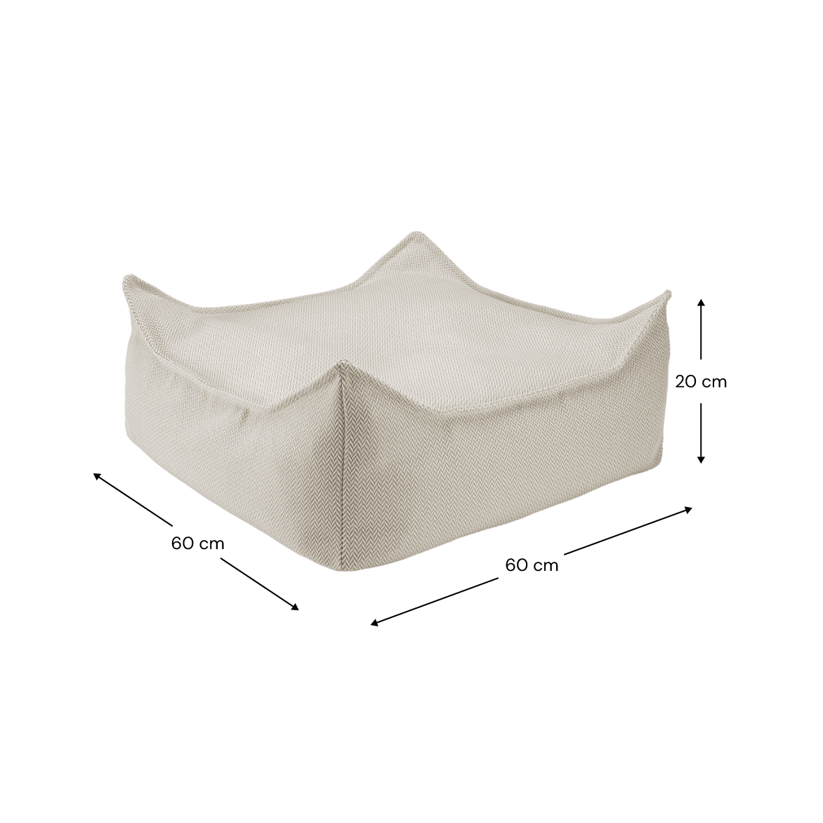 Wigiwama Square Ottoman - Outdoor Collection