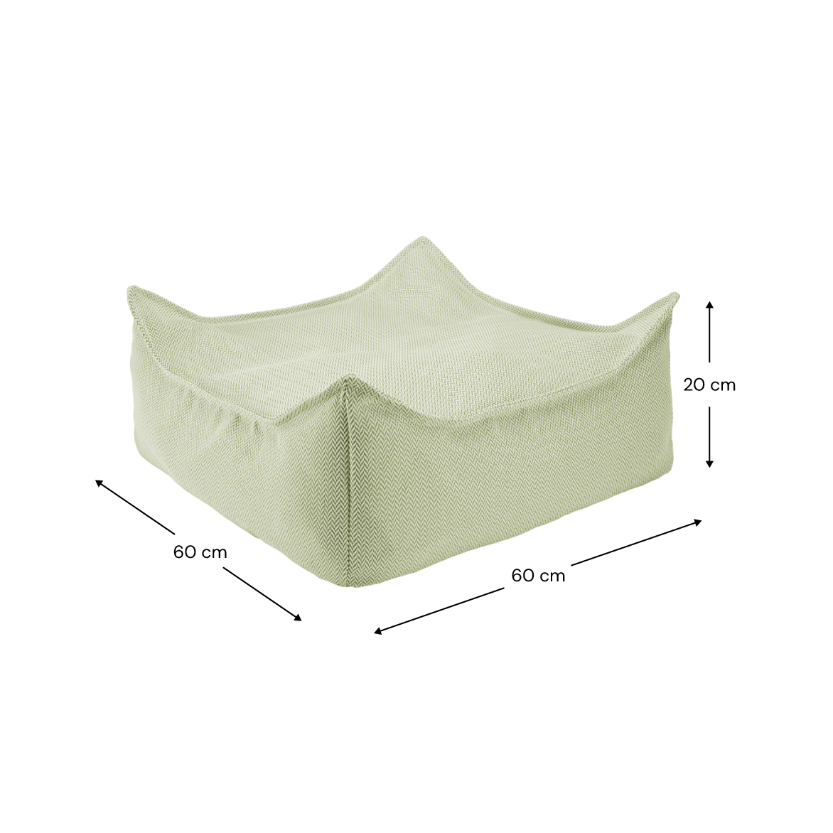 Wigiwama Square Ottoman - Outdoor Collection