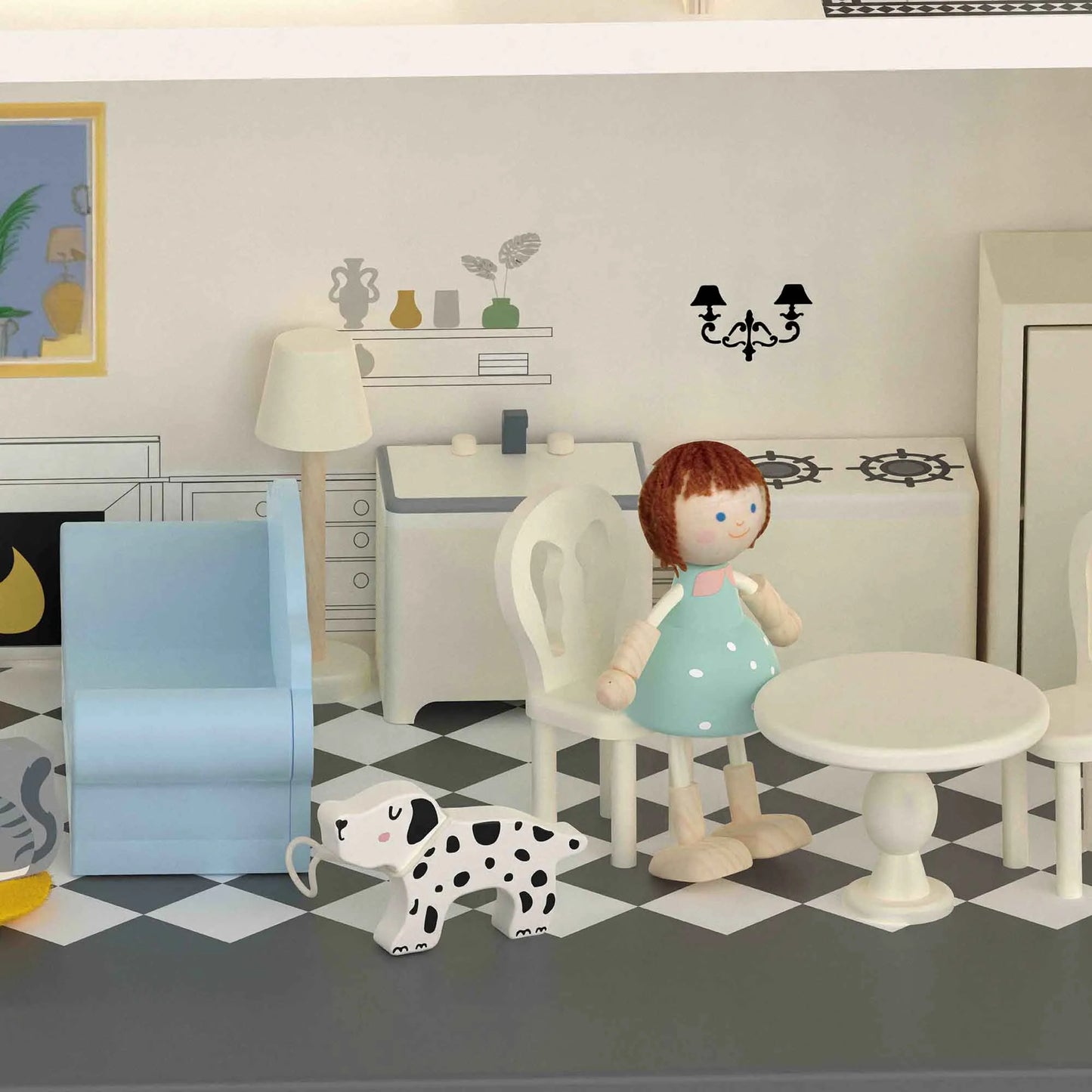 Classic World - Vintage Dollhouse