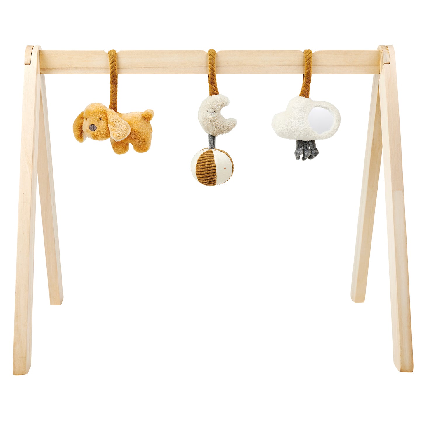 Nattou - Charlie - Wooden Arches with Hanging Toys