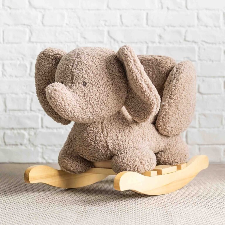 Nattou - Teddy Rocker - Elephant - Taupe