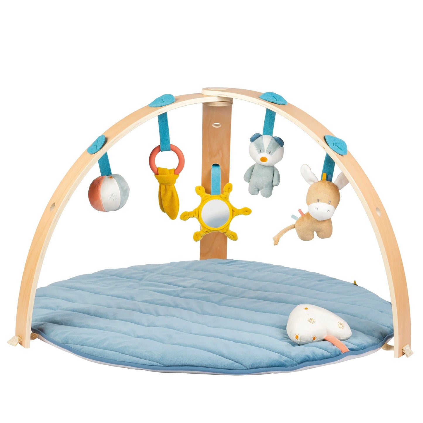 Nattou - Felix and Leo - Playmat With Wooden Arch