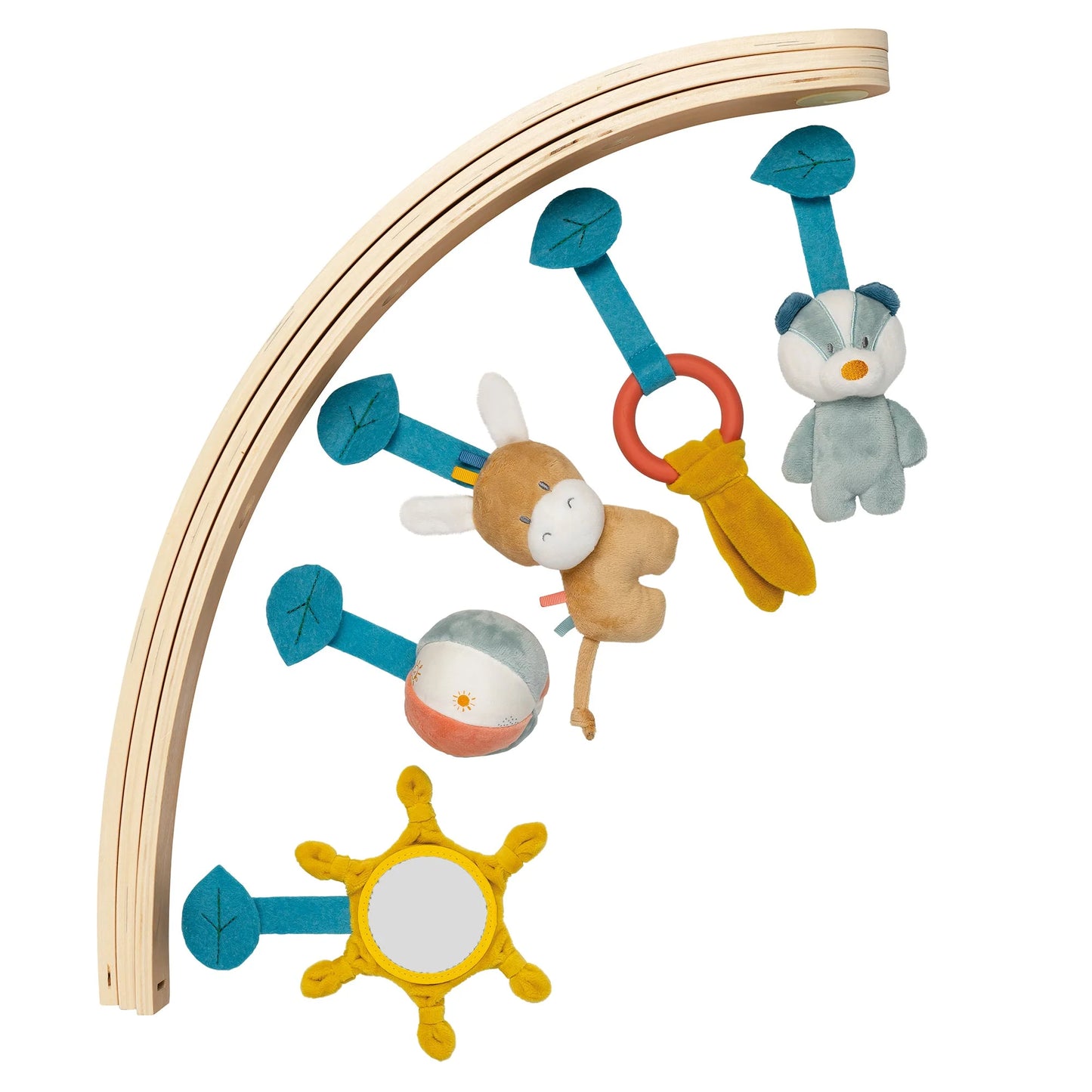 Nattou - Felix and Leo - Playmat With Wooden Arch