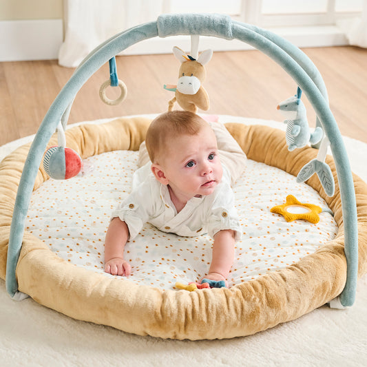 Nattou - Felix and Leo - Stuffed Playmat with Arches