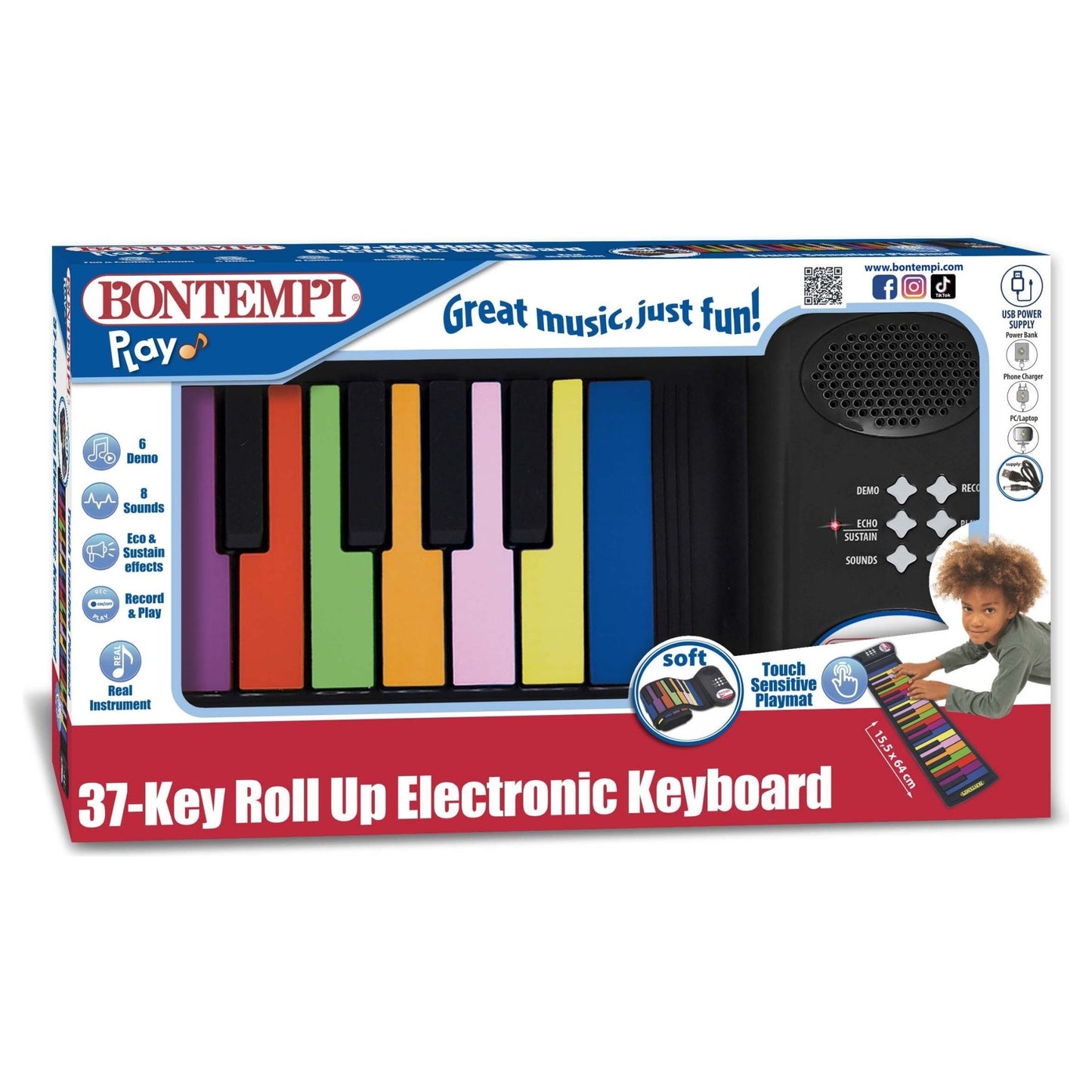 Bontempi Roll Up Piano 37 Keys