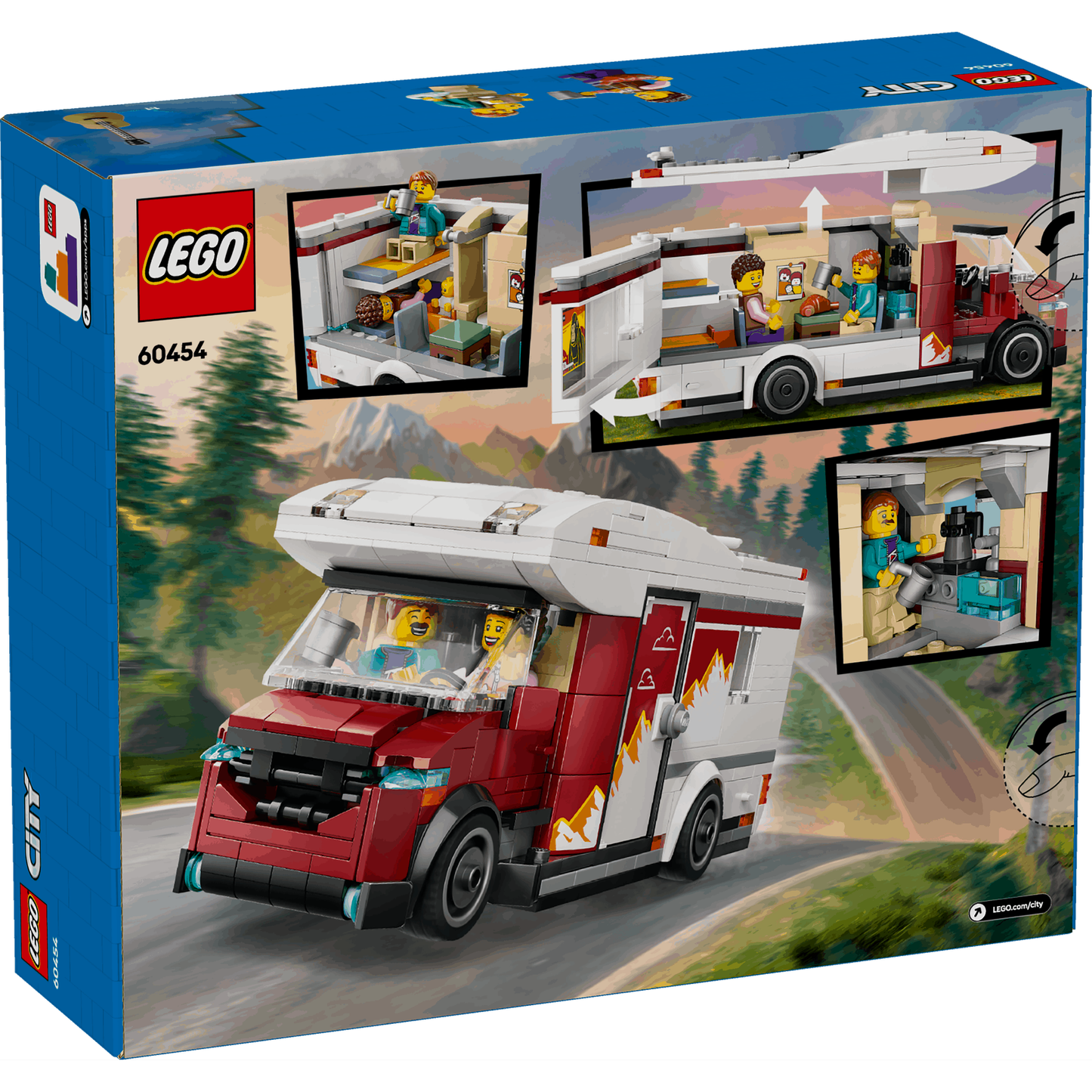 Lego City 60454 Holiday Adventure Camper Van Playset for Ages 6 and Up