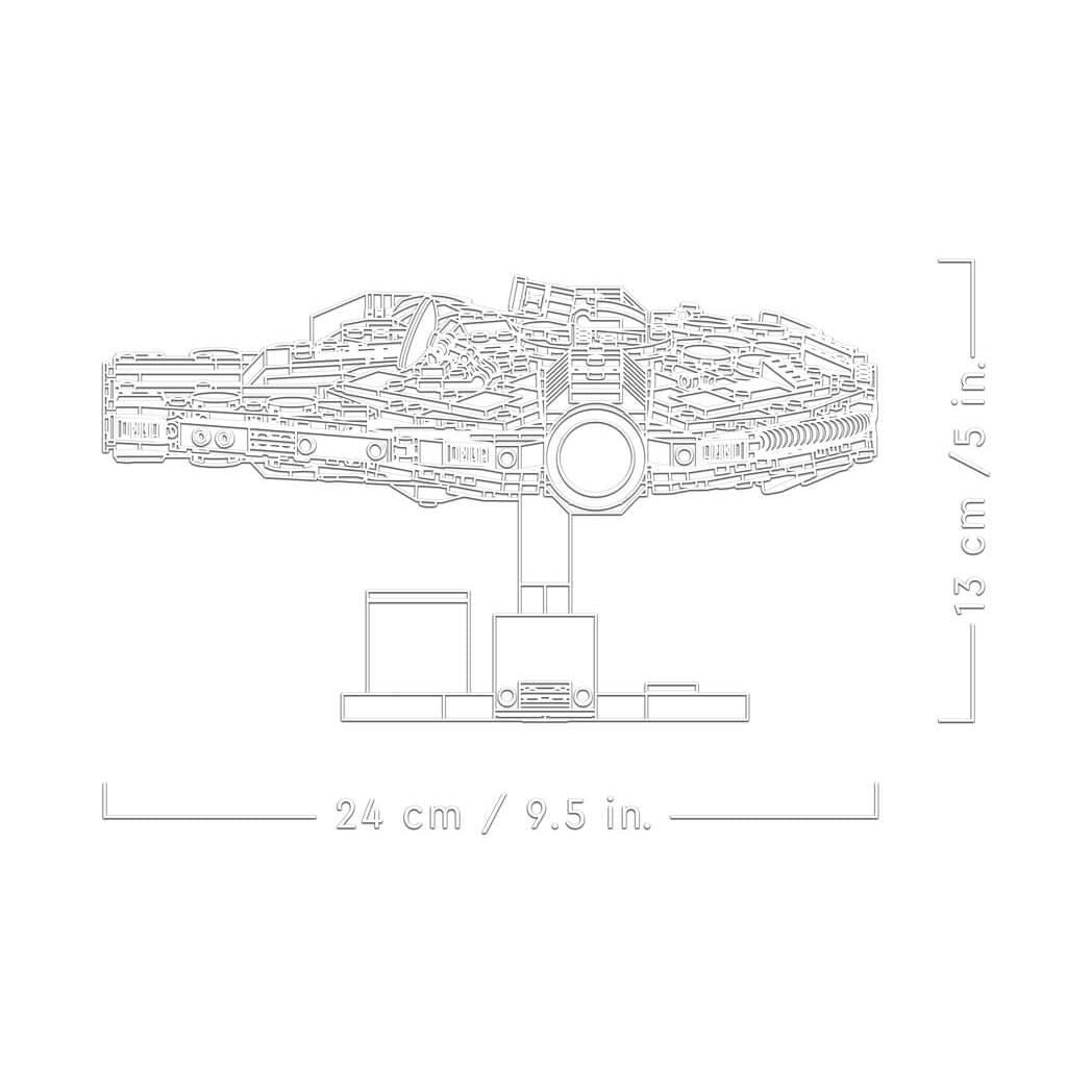Lego Star Wars 75375 Millennium Falcon 25th Anniversary Set Ages 18+