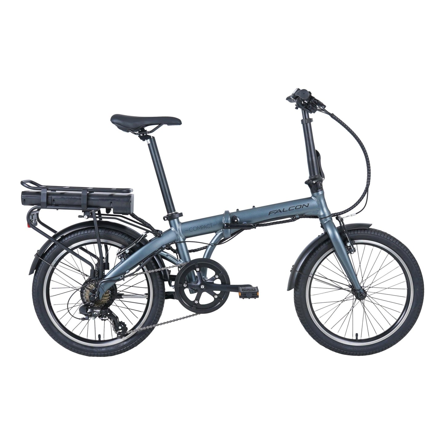 Falcon Compact Folding Bike - Gunmetal Grey