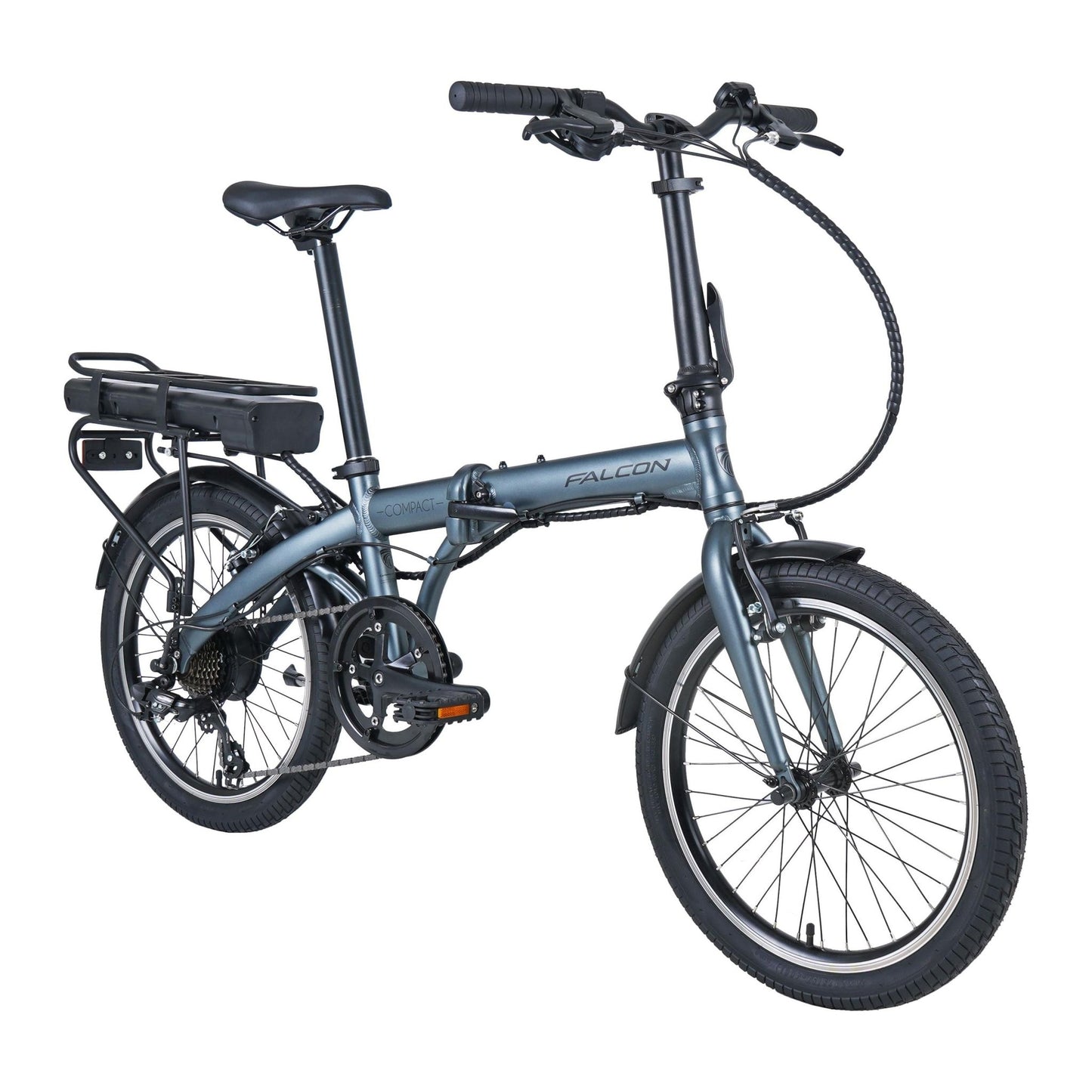 Falcon Compact Folding Bike - Gunmetal Grey