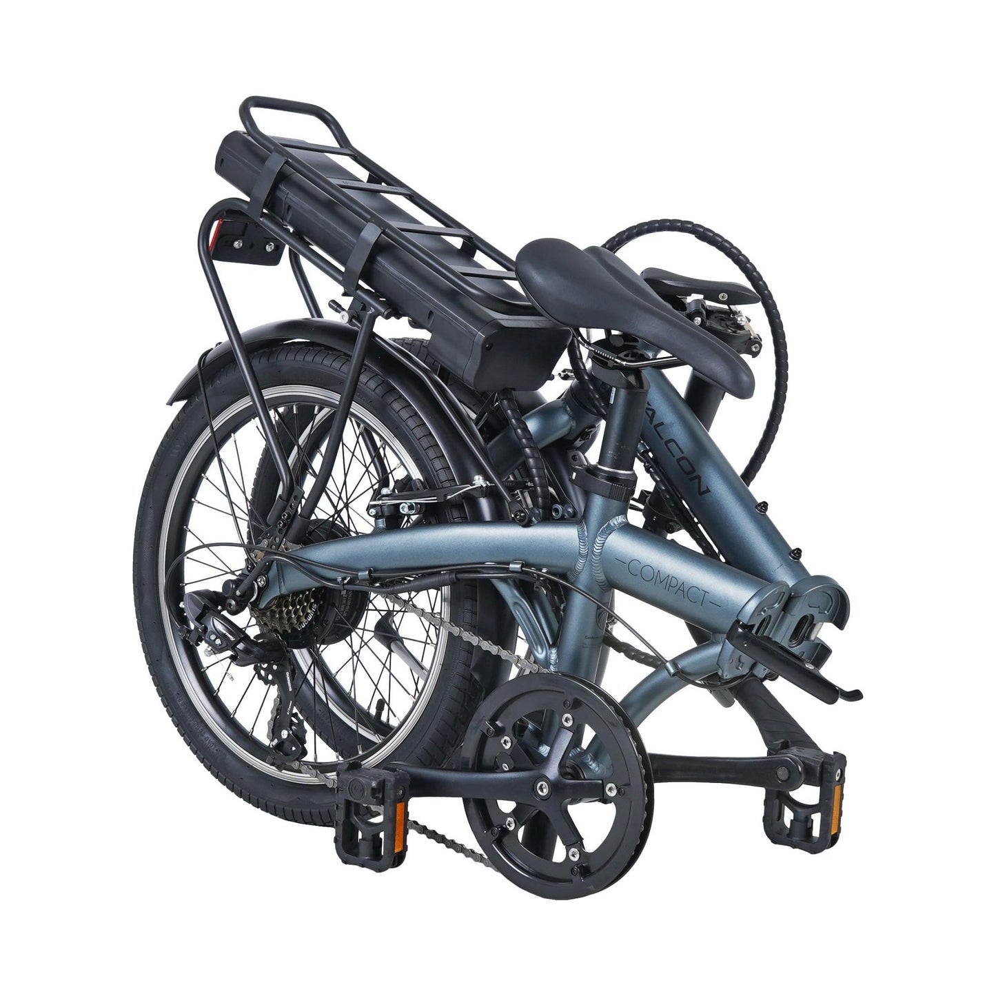 Falcon Compact Folding Bike - Gunmetal Grey