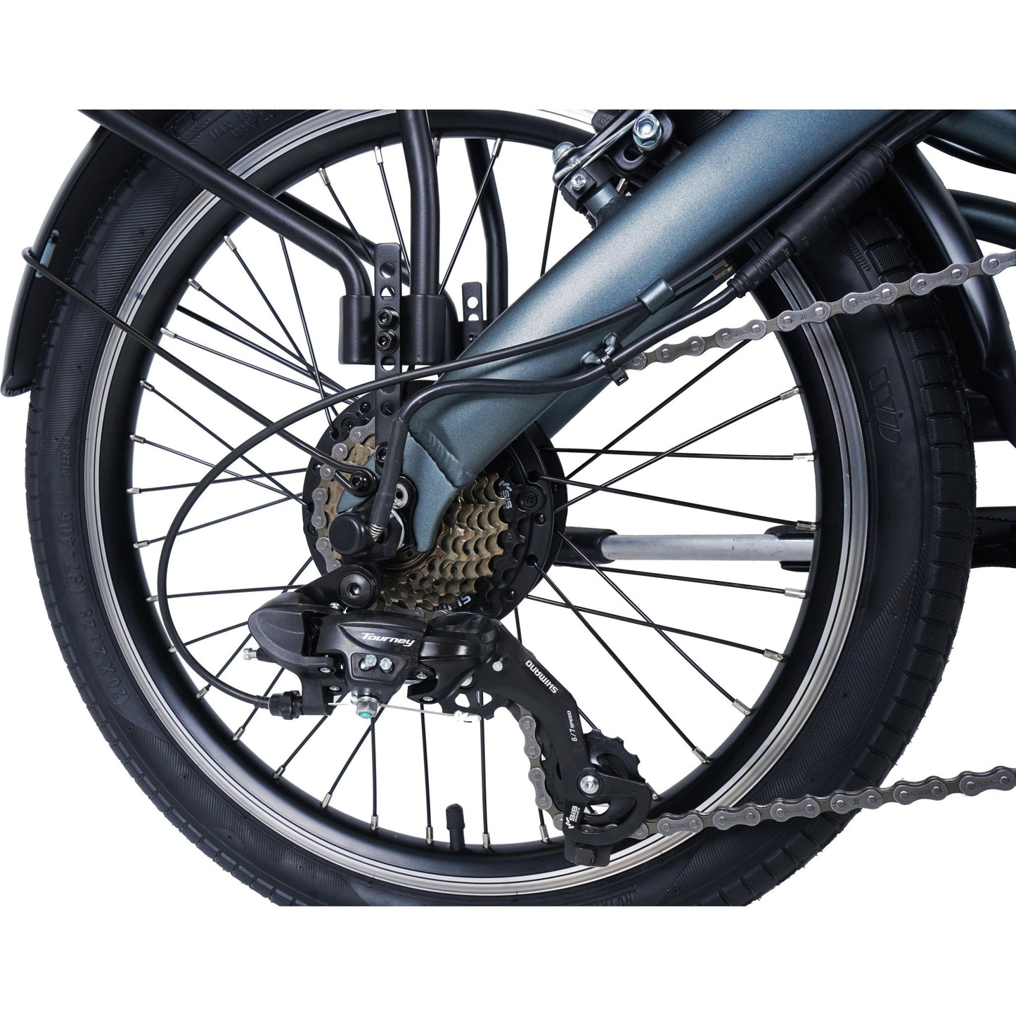 Falcon Compact Folding Bike - Gunmetal Grey