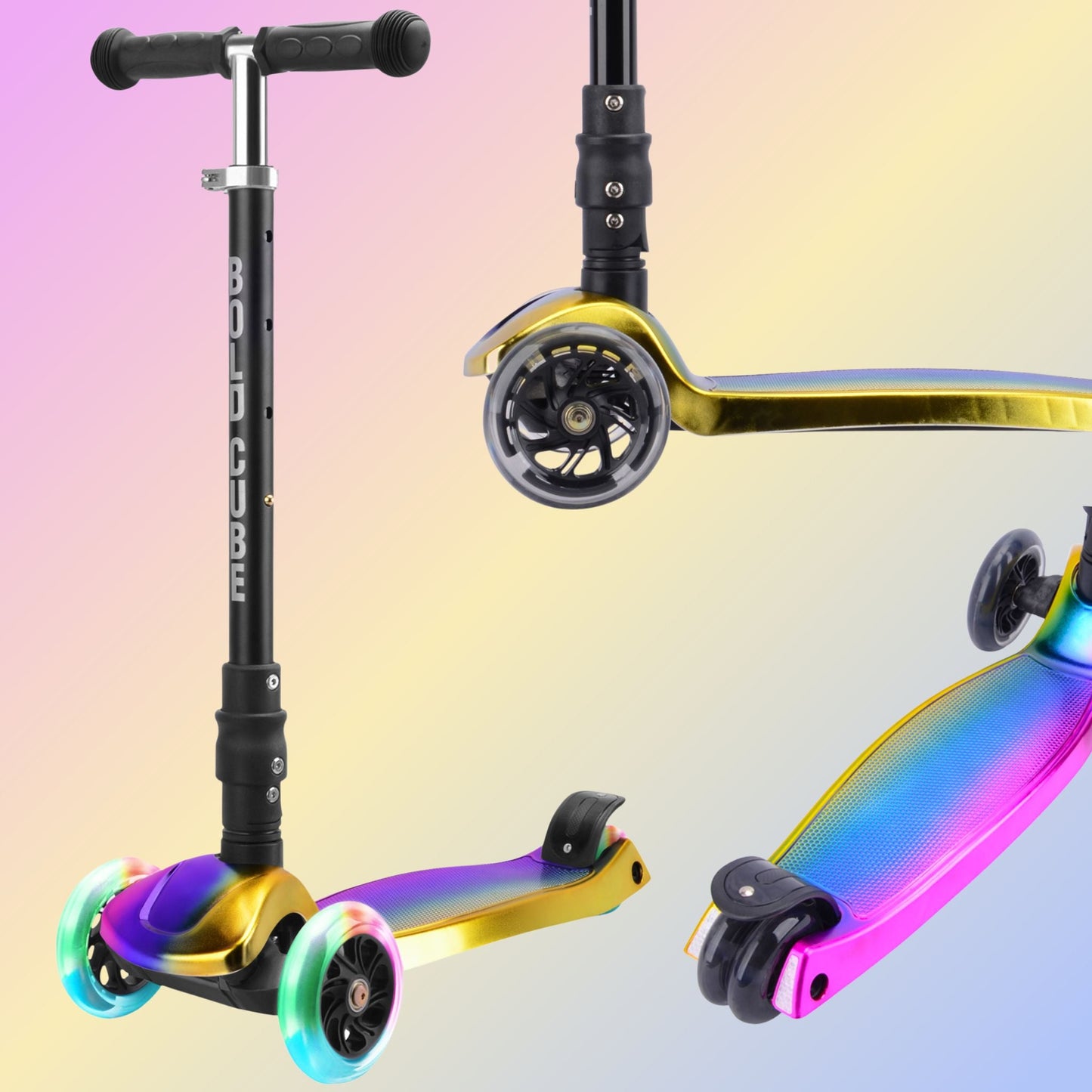 BOLDCUBE Dark Night - Big 3 Wheel Scooter