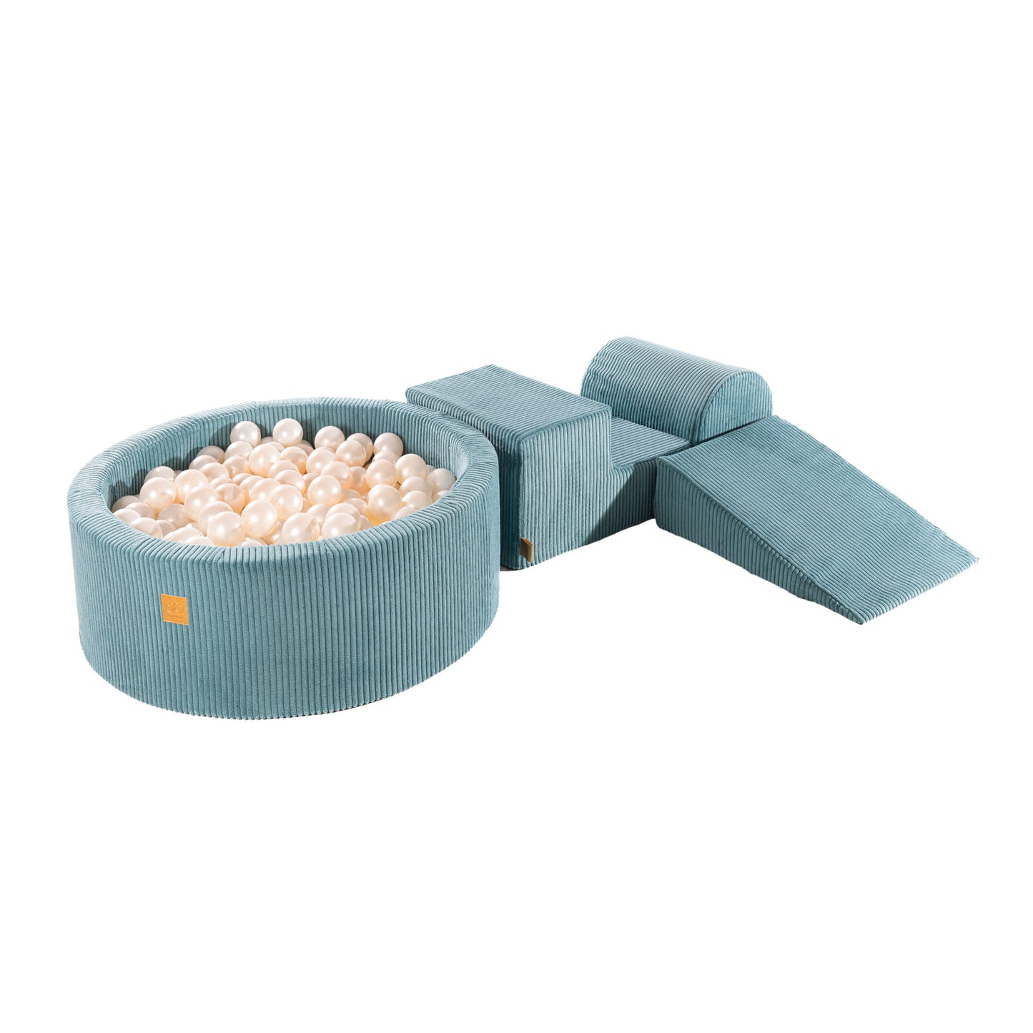 Meow Baby Corduroy 3 Piece Softplay Set With Ball Pit and Balls